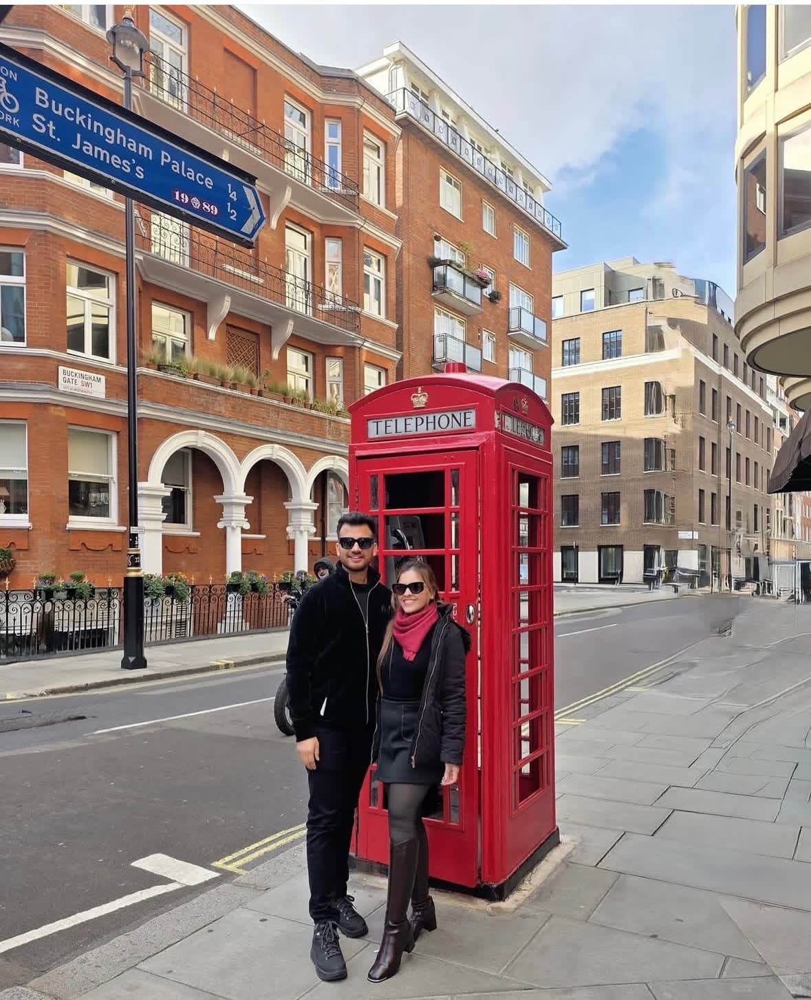 Sagrika on Honeymoon in London